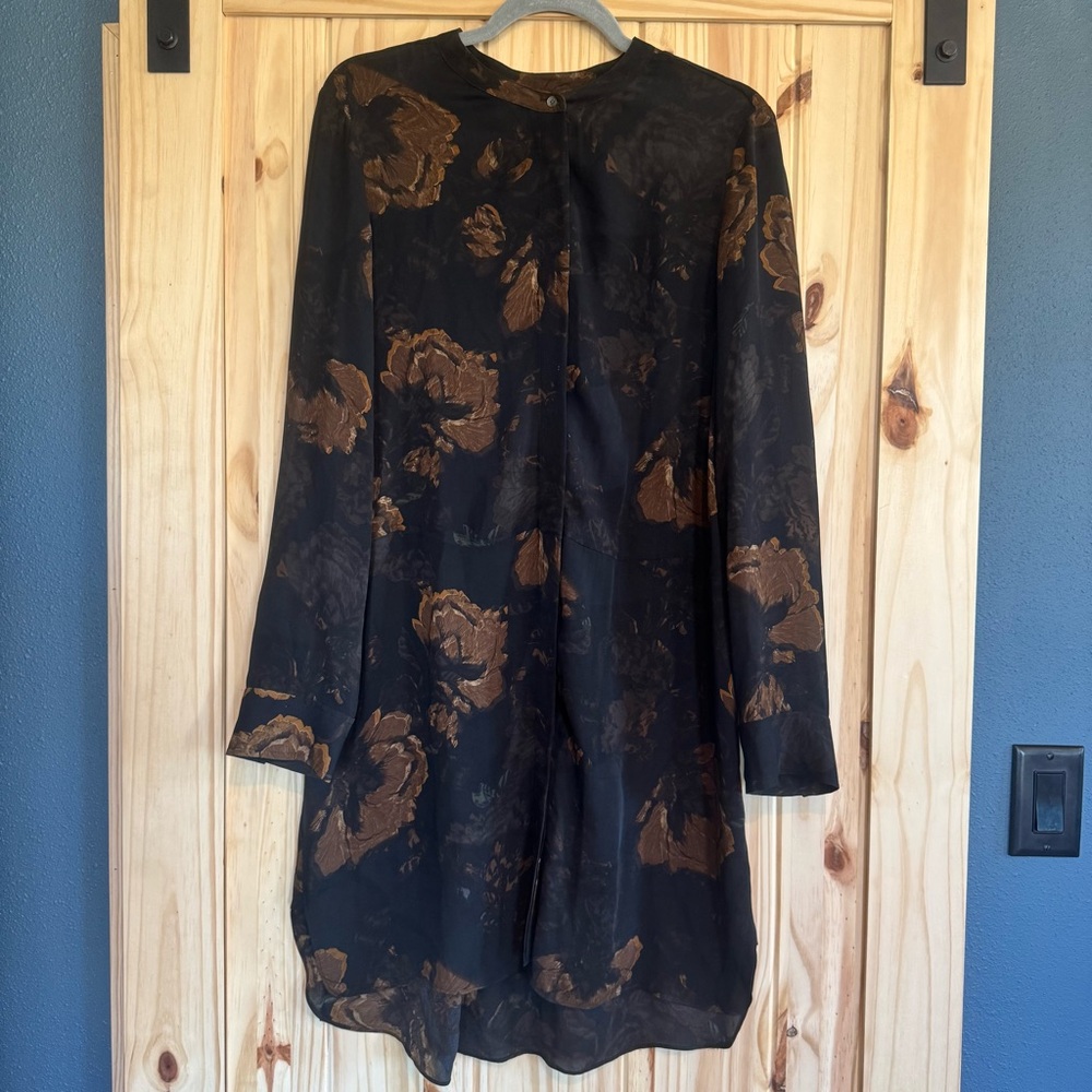 Wilfred by Aritzia Bossut Silk Dress Size Medium - Picture 10 of 11